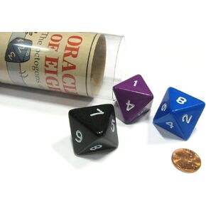 ألعاب Koplow Oracles من ثمانية Fate Fortune Tell Dice Game