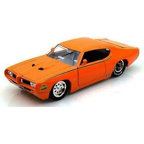 1969 Pontiac GTO Judge Pro Stock Orange 1/24 Diecast Car Model by Jada 90344