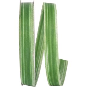 Reliant Ribbon Aspid Ombre Rd Ribbon, 3/4 Inch X 110 Yards, Green