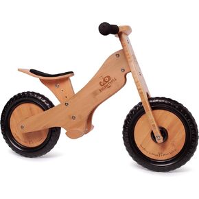 Kinderfeets Balance Bike - Wooden Balance Bike | Sustainable and Eco-Friendly | Adjustable Riding Balance Toy for Kids and Toddlers