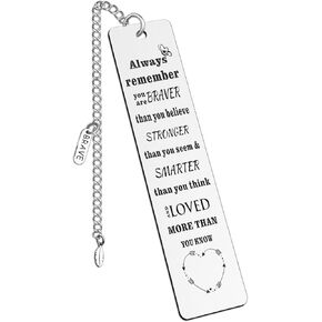 Bookmarks for Women Inspirational Bookmarks for Book Lovers Bookworm Christmas Graduation Birthday Gifts for Students Teens Kids Boys Girls Friends Bulk Bookmark with Tassel