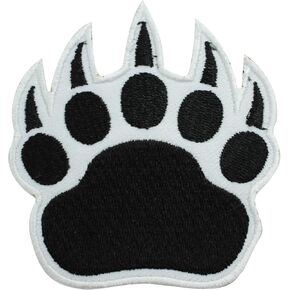 Bear Paw Patch ، تصحيح الأطفال ، الحديد المطرز على Sew على شارة التصحيح للملابس وما إلى ذلك