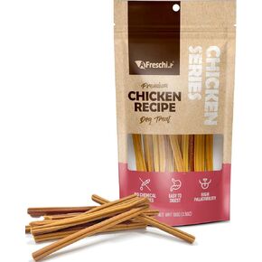 Afreschi Chicken Dog Treats for Chicken Series ، كل الكلاب الطبيعية للصف البشري ، مناسبة للتدريب على مضغ ، Hypoallergenic ، البديل الخام ، الدجاج والكبد