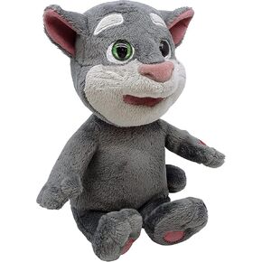 Official Talking Tom & Friends 10 Inch Tom Plush Toy with Interactive Talkback & App Sounds Features | an Original, Fun & Educational Cuddle Toy for Baby & Kids
