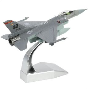 1/100 مقياس F-16C Fighting Falcon Fighter Jet Model USAF Mountain Home Air Base (MO) طراز طائرة Miniate Miniature Miniature Diecast Model لمجموعة البالغين