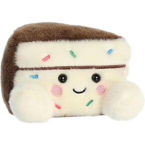 Aurora® Adorable Palm Pals™ Sprinkles Cake Slice™ Stuffed Animal - Fun Collectible Plush for Kids and Adult Collectors - Perfect for Decorating Rooms and Birthday Gifts - Multicolor 5 Inches