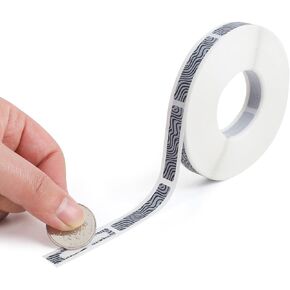 Scratch Off Sticker self-Adhesive Scratch Off Label 0.315x1.575inch 1000pcs/roll