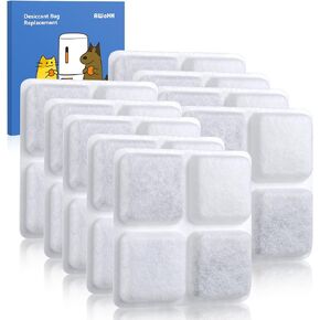 12 عبوة 2025 حقيبة مجففة جديدة للأغذية الأليفة ، متوافقة مع Petlibro Automatic Cat Dog Feeders ، Pet Libro Desticcant Bapeer for Cat ، الحفاظ على الطعام الجاف والطعام ، إضافة 4 عبوات حزمة