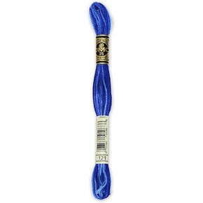 Dmc 6-Strand Embroidery Cotton 8.7yd-Variegated Delft Blue