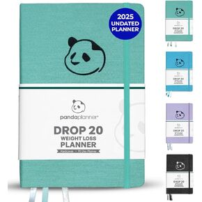 Panda Planner Drop 20 مخطط فقدان الوزن - 90 يومًا من مخطط العافية والإنتاجية مع تعقب الأهداف اليومية والأسبوعية - 5.75 "× 8.25" مجلة Soft Fabric Hardcover - تدعم إعادة التجهيز (Mint Green) in Kuwait