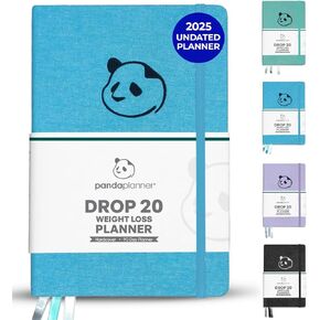 Panda Planner Drop 20 مخطط فقدان الوزن - 90 يومًا من مخطط العافية والإنتاجية مع تعقب الأهداف اليومية والأسبوعية - 5.75 "× 8.25" مجلة Soft Fabric Hardcover - تدعم إعادة التجهيز (Mint Green)