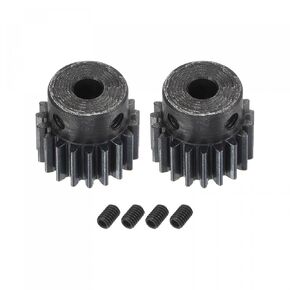 UXCELL 1MOD 19T PINION GEAR 5MM تجويف الصلب الصلب رف رف الحاف