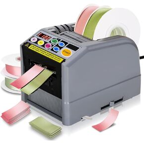 Ribbon Cutting Machine, Electric Tape Cutting Machine, Advanced 999mm Cut Length Cutting 6-60mm Width, Automatic Tape Dispenser for Office, Businesses, Home Use in Saudi Arabia
