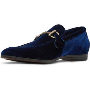 Steve Madden Men's Madly Loafer, Navy Velvet, 10.5