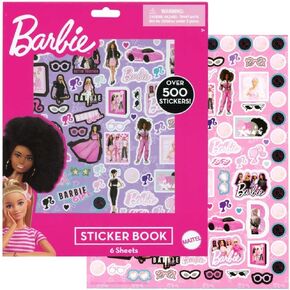 Barbie Sticker Book - 6 أوراق ، أكثر من 500 ملصق