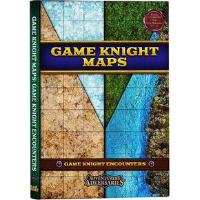 Game Knights خريطة معركة جاف محو جاف من الجفاف ، خريطة الطاولة للعب دوري الأدوار ، تراكب شبكي 1 بوصة التضاريس ثنائية الأبعاد