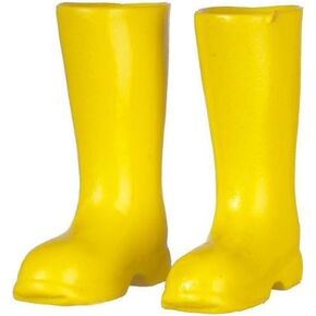 Melody Jane Dollhouse Yellow Wellington Boots Wellies 1:12 ملحق الحديقة