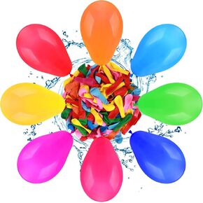 1000PCS Water Balloons Bulk without Refill Kits,Small Water Balloon for Summer Splash Fun,Party Air Balloons for Wedding Birthday Graduation Anniversary Carnival Games Decoration