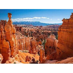 Qazwsx Utah Diamond Painting مجموعات للبالغين ، المناظر الطبيعية Bryce Canyon National Park USA 5D صور Round Round Art Relain Decor