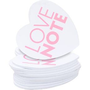 Heart Shaped Sticky Notes - 12 Valentines Day Notes - Perfect for Weddings, Mothers Day, Bridal Showers, Anniversaries