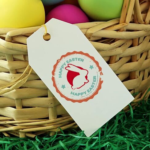 Happy Easter Eggs Bows Background Clear Stamps for Card Making and Paper Craft, Flower Background Clear Rubber Stamps for Easter Card Making Decoration and DIY Scrapbooking in Kuwait