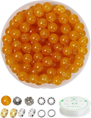 10mm Black Glass Beads for Bracelet DIY Handmade Round Lampwork Smooth Loose Bracelet Beads for Necklac-Earring- Jewelry Making MS-223 in Saudi Arabia