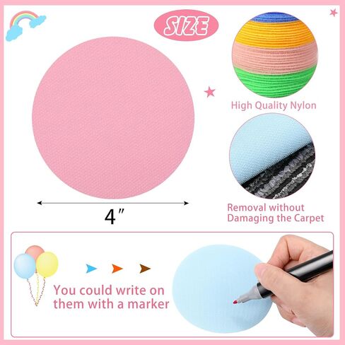 TaoBary 240 Pcs Carpet Markers Floor Dots, MulticolorCircles Carpet Markers for Classroom Kindergarten Preschool Elementary School Teacher Supplies(Boho Color) in Saudi Arabia