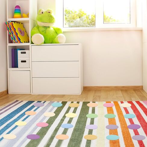TaoBary 240 Pcs Carpet Markers Floor Dots, MulticolorCircles Carpet Markers for Classroom Kindergarten Preschool Elementary School Teacher Supplies(Boho Color) in Saudi Arabia