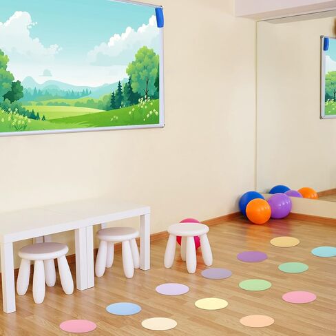 TaoBary 240 Pcs Carpet Markers Floor Dots, MulticolorCircles Carpet Markers for Classroom Kindergarten Preschool Elementary School Teacher Supplies(Boho Color) in Saudi Arabia