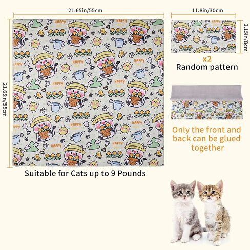 Cat Wrap for Grooming,Cat Wrap for Cutting Nails,Self-Adherent Soft Cat Blanket，Restrain The Cat to Keep Calm,Anti-Bite, Anti-Scratch, Wrap Anti-Escape Grooming Bags for Cats (Within 6lbs) in Kuwait