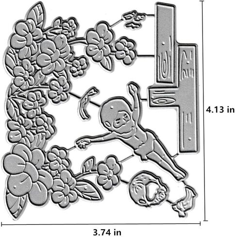 Easter Cross Pray Cutting Dies, Mountain Seagulls Die Cuts Metal Embossing Stencils Template Mould for Card Scrapbooking and DIY Craft Album Paper Card Decor in Saudi Arabia
