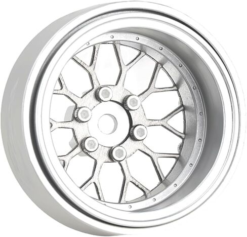 4PCS Grade 5 Titanium Wheel Face Aluminum 1.3 Inch Wheels Hubs for 1/24 Axial SCX24 FCX24 1/18 TRX4M Redcat Ascent-18 Upgrade Parts in Kuwait