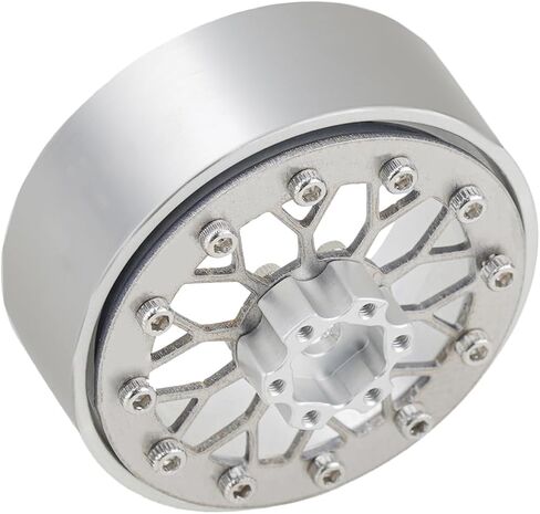 4PCS Grade 5 Titanium Wheel Face Aluminum 1.3 Inch Wheels Hubs for 1/24 Axial SCX24 FCX24 1/18 TRX4M Redcat Ascent-18 Upgrade Parts in Kuwait