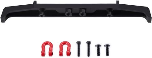 MOHERO Aluminum Front and Rear Bumper Set with Tow Hook for 1/18 TRX4M High Trail K10 RC Crawler Car Upgrade Part,(Front&Rear) in Saudi Arabia