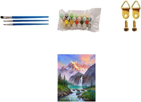 TINDAY Paint by Number Dragon DIY Paint by Numbers Kit for Kids Adults Beginner DIY Canvas Painting by Numbers Painting Acrylic Painting for Home Decoration Paint by Numbers Dragon 16x20 Inch in Saudi Arabia