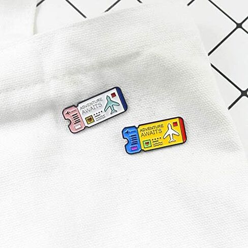 Flairs New York Premium Handmade Enamel Lapel Pin Brooch Badge ([Frida Kahlo] Anime Frida, 1 Pin) in Kuwait