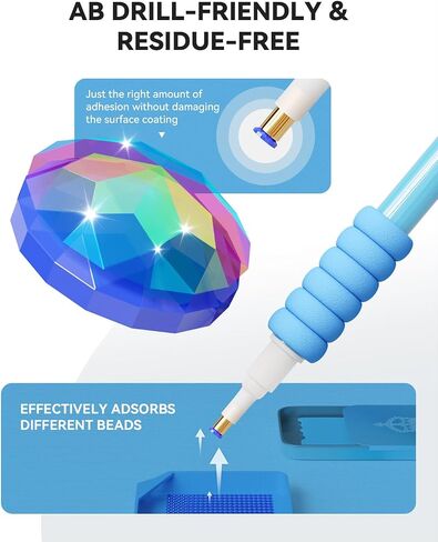 Artdot Strong Adsporty Patty Wax لمجموعات فن الماس للبالغين ، غراء كبير الحجم مع صندوق تخزين مختومة لإكسسوارات وأدوات الطلاء الماس in Kuwait