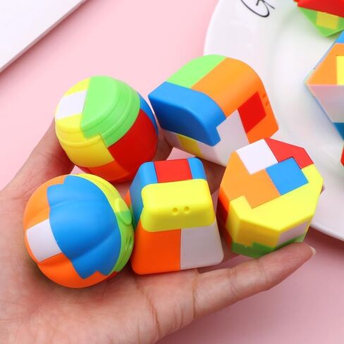 Brain Teaser Puzzles for Adults,Building Blocks,3D Plastic Unlock Interlock Toy,Puzzle Balls for Kids,Desk Toys for Office for Adults,Intellectual Educational Toys Adult Antistress in Saudi Arabia
