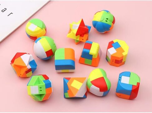 Brain Teaser Puzzles for Adults,Building Blocks,3D Plastic Unlock Interlock Toy,Puzzle Balls for Kids,Desk Toys for Office for Adults,Intellectual Educational Toys Adult Antistress in Saudi Arabia