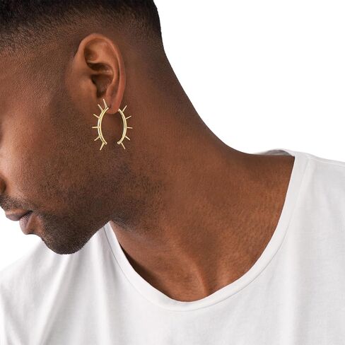 Diesel Men's Black Stainless Steel Stud Earring (Model: DX1539001) in Kuwait