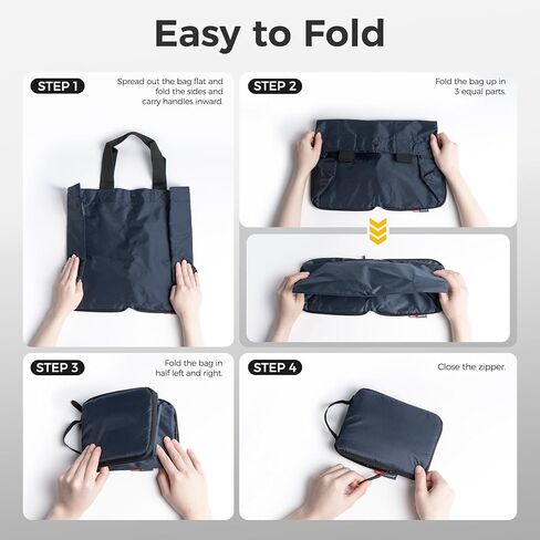 احزمي حقيبة حمل خفيفة الوزن وقابلة للتعبئة سعة 16 لترًا، وحقيبة بقالة قابلة للطي مقاومة للماء، وحقيبة تسوق قابلة لإعادة الاستخدام in Kuwait