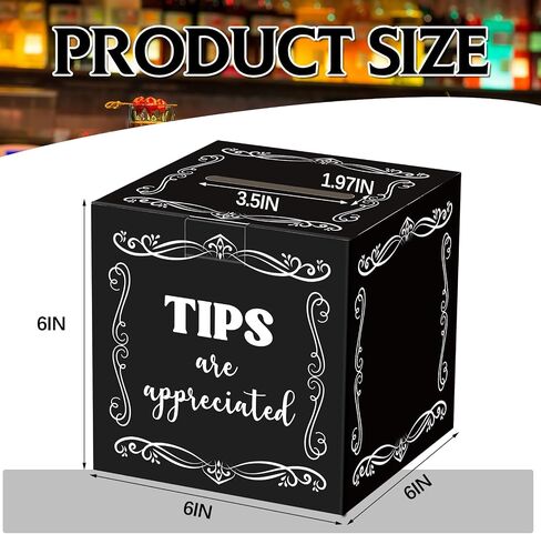 Raffle Ticket Box with Slot Enter to Win Cardboard Suggestion Box 6 x 6 x 6 Inches for Carnivals in Kuwait