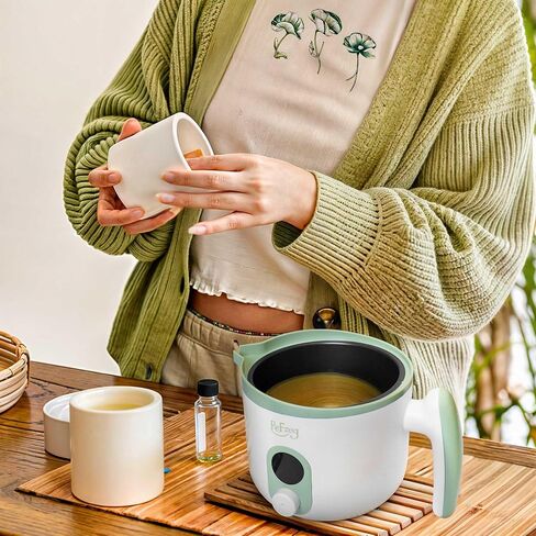 Candle Melting Pot Electric Wax Melter for Candle DIY Making with Pouring Spout, Non-Stick Candle Making Pouring Pot Soap Making Melting Pot with Digital Display, Constant Temperature Function(Black) in Saudi Arabia