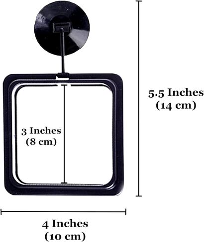 SunGrow Fish Food Feeding Ring, Stop Water Turbulence from Washing Food & Floating Plants into Filter, Suitable for Flakes & Floating Fish Pellets, for Goldfish, Guppy, Neon Tetra, Betta, 1 Piece in Kuwait