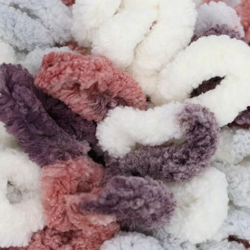 JubileeYarn Fun Finger Loops Yarn - Jumbo Polyester - 100g/Skein - Eros - 3 Skeins in Saudi Arabia