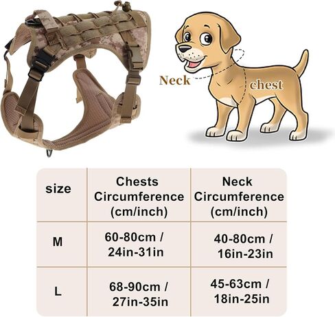 Dog Harness, Mesh Design Dog Harness, Breathable No Pull Dog Vest, for Hiking, for Small Medium Large Dogs, Camouflage, Large in Saudi Arabia