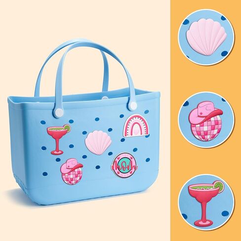 Rubber Beach Bag Accessories,Bogg Bag Lovely DIY Charms Multiple in Saudi Arabia