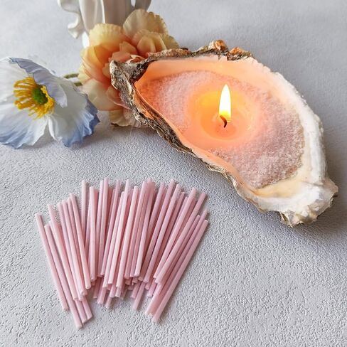 Pearled Candle Extra Wicks 500 Pack for Pearled Candle Making - 2 Inch White Cotton Candle Wicks for Candle Making DIY in Kuwait