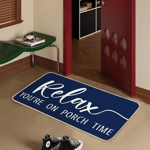 Front Door Mat, Welcome Mat, Front Door Mat Indoor Entrance, Door Mat Indoor Entrance, Indoor Mats for Entryway 16 x 30 Inch Doormat in Saudi Arabia