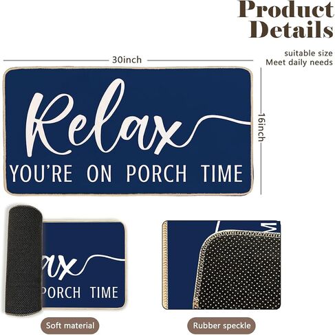 Front Door Mat, Welcome Mat, Front Door Mat Indoor Entrance, Door Mat Indoor Entrance, Indoor Mats for Entryway 16 x 30 Inch Doormat in Saudi Arabia